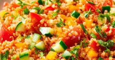 Leckeres Bulgursalat-Rezept mit frischen Zutaten und Gewürzen