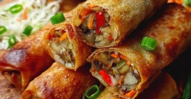 Crispy Frühlingsrollen, frisch zubereitet im Airfryer