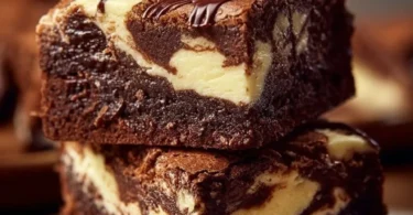 Frischkäse-Brownies mit cremiger Konsistenz und Schokoladengeschmack