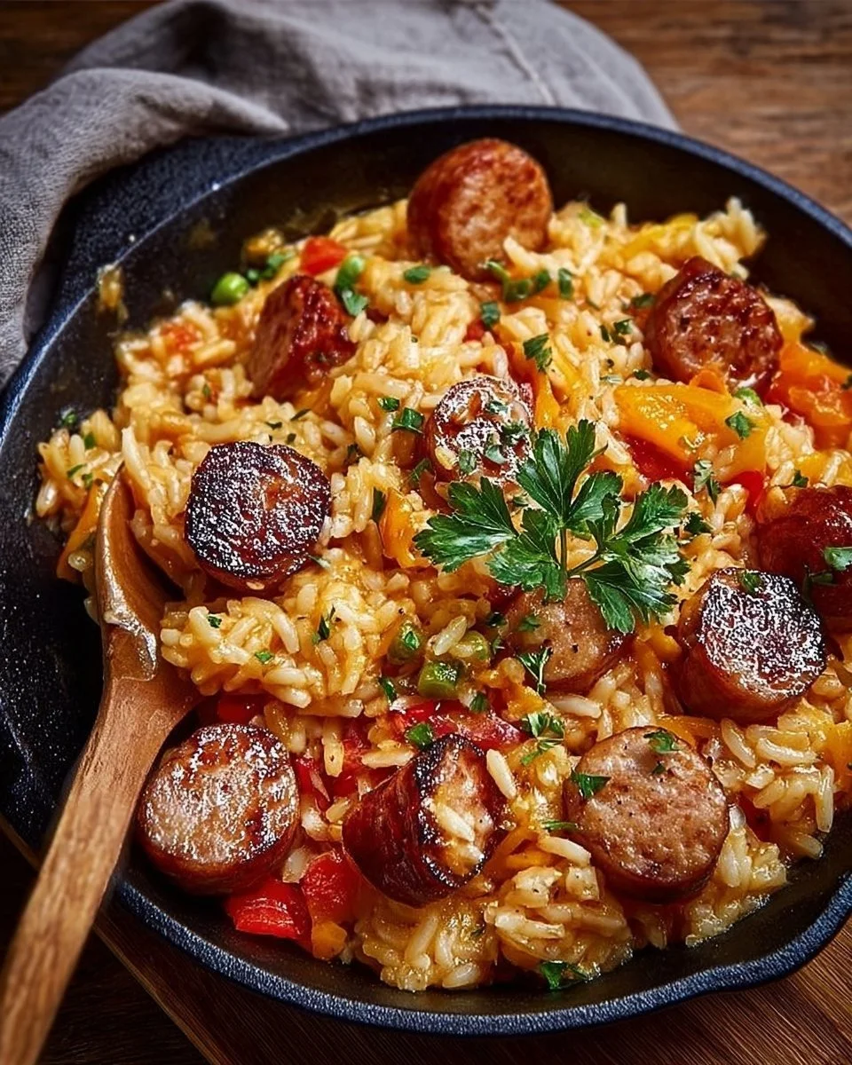 Herzhafte Wurst-Reis-Pfanne: Ein Unglaublich Einfaches Ultimatives Rezept