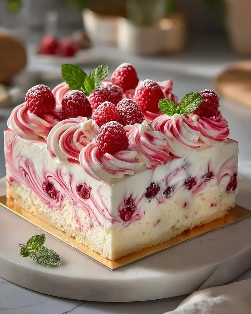 Himmlischer Himbeer-Wirbel-Käsekuchen
