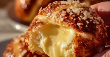 Leckere Käsebrezel-Bissen frisch gebacken und appetitlich angerichtet.