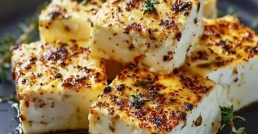 Köstlicher Feta, zubereitet im Airfryer für ein perfektes Gericht