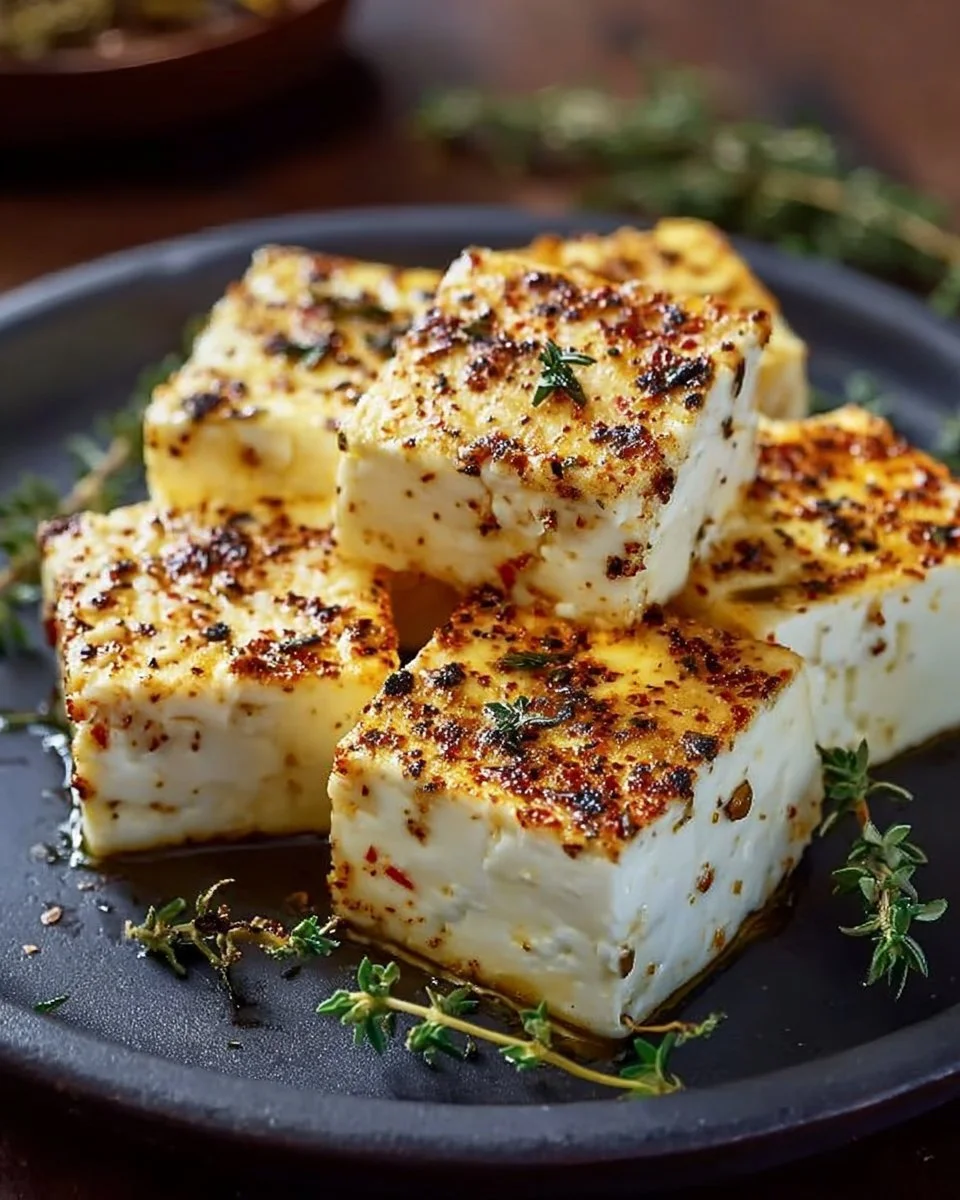 Köstlicher Feta, zubereitet im Airfryer für ein perfektes Gericht