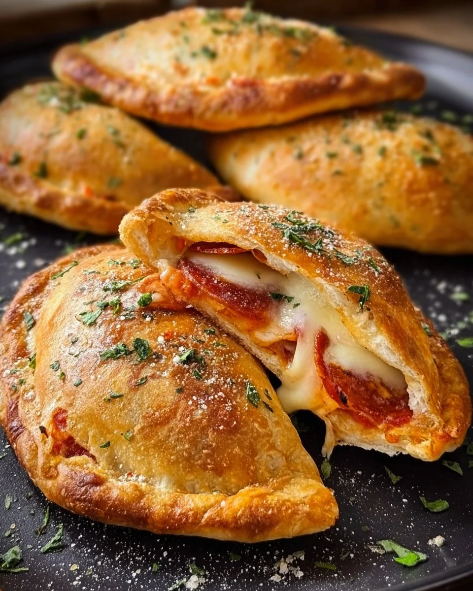 Luftfritteusen-Calzonen für leckere und schnelle Kinder-Pizza