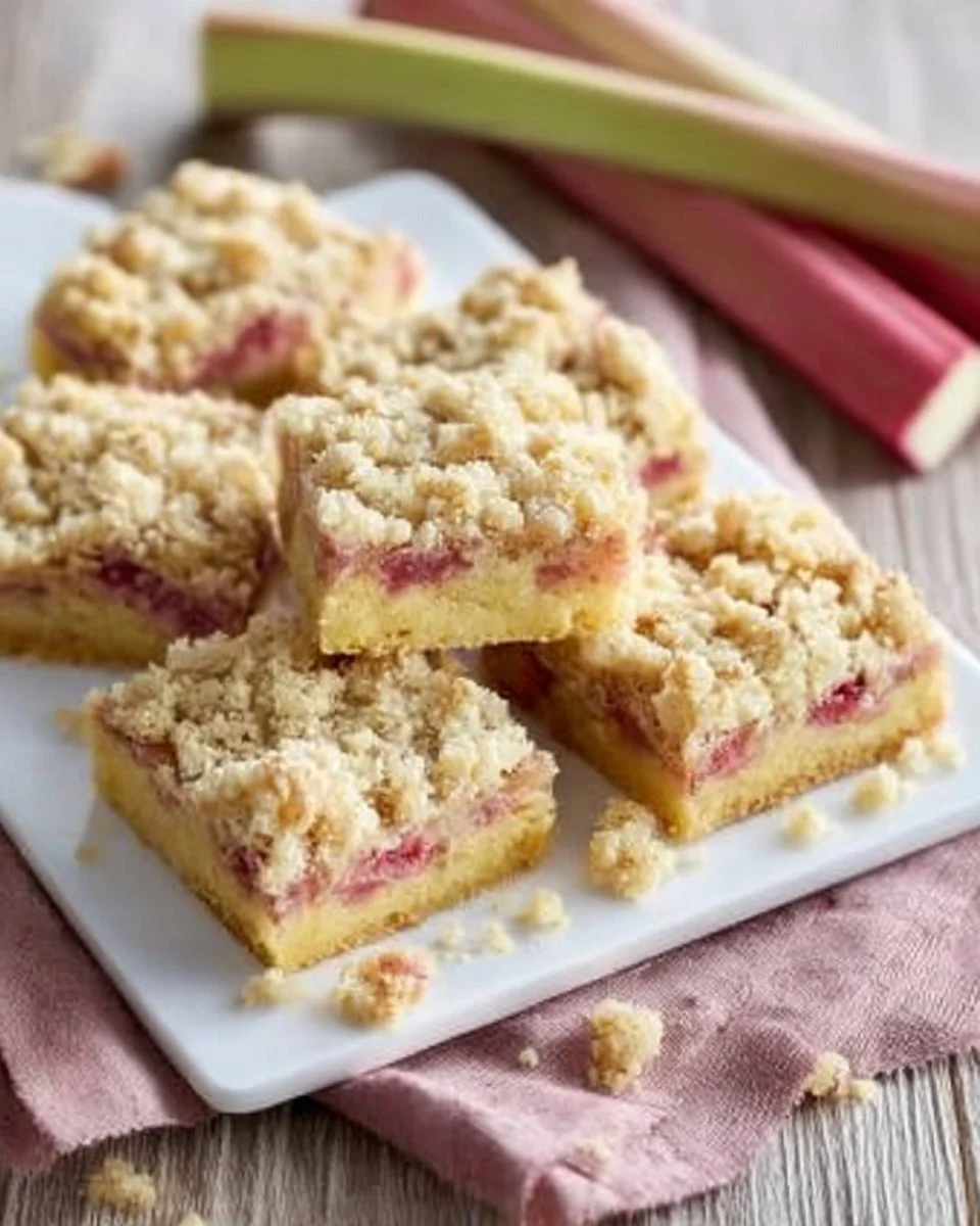 Rhabarberkuchen mit Streusel