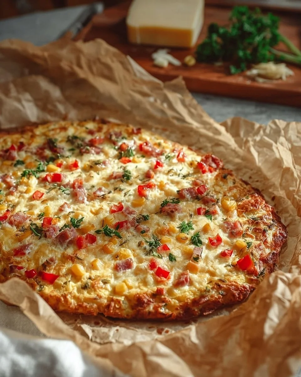 Leckere Schüttelpizza auf einem Teller, perfekt für schnelle Mahlzeiten.